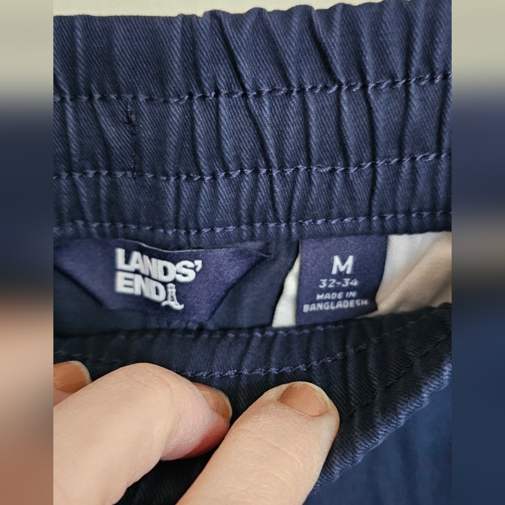 Mens Large TALL Knockabout Deck Pant 37" Inseam Navy - Picture 3 of 5
